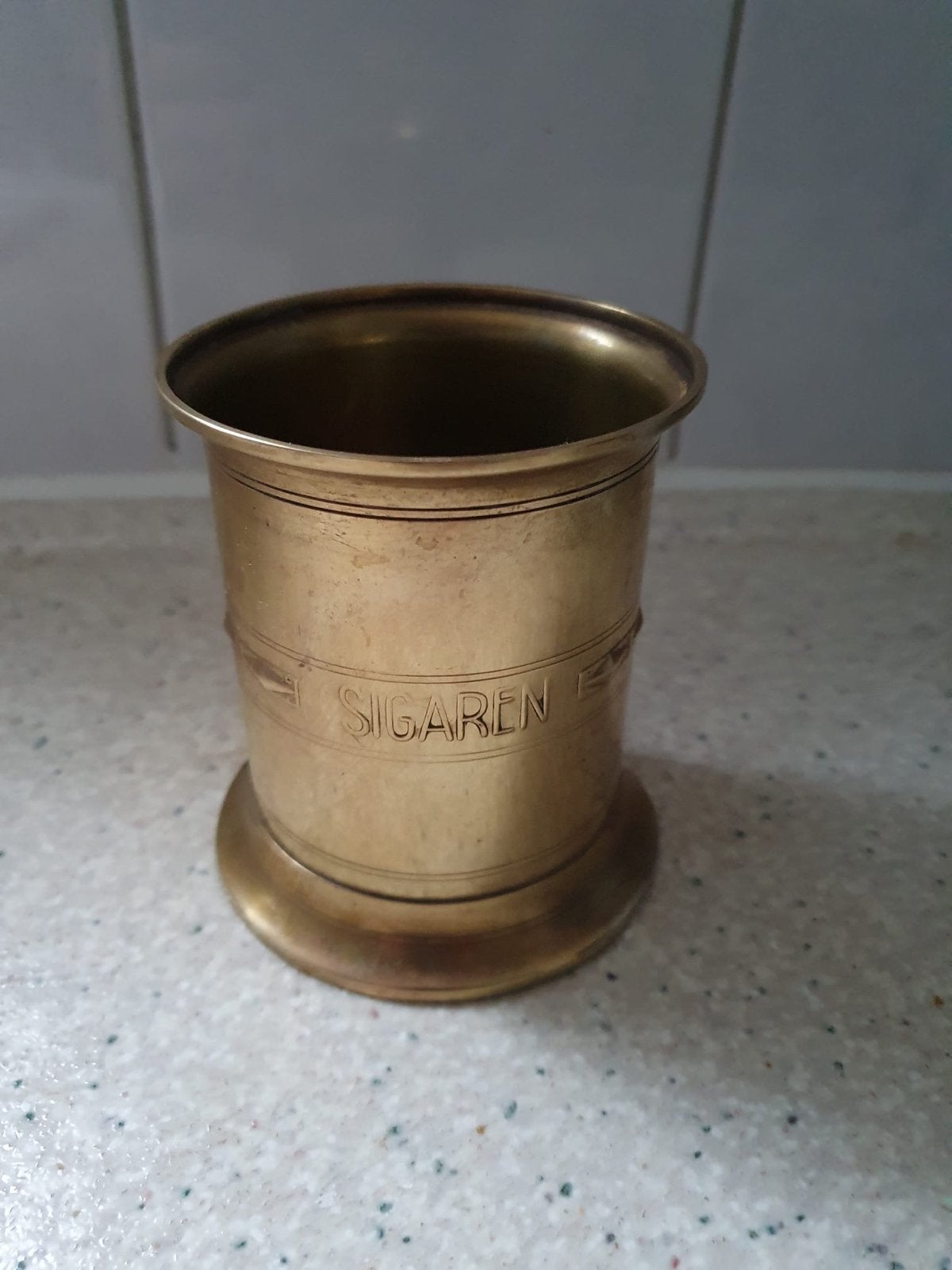 Vintage Messing Sigarenhouder / Beker, Ophalen of Verzenden