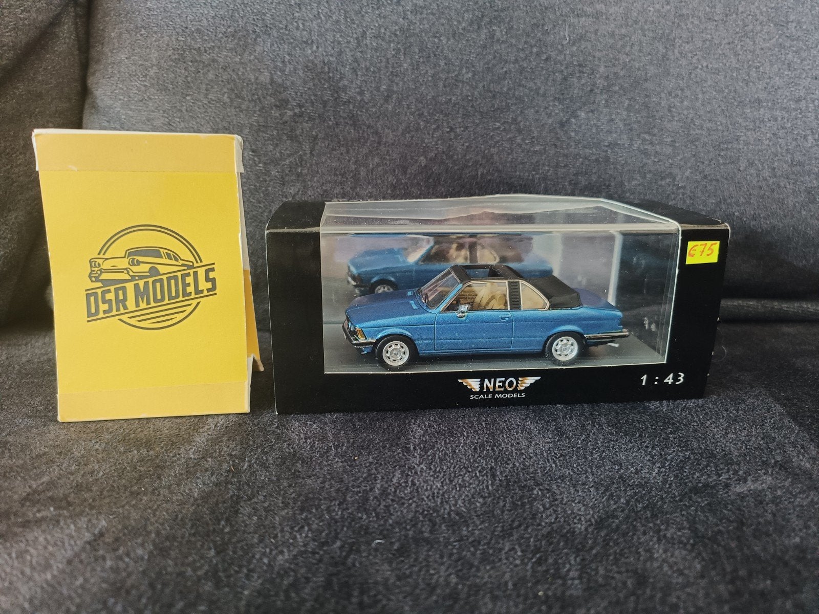 NEO Scale Models BMW 3er E21 Baur Cabriolet 1:43, Hobby en Vrije tijd, Overige merken, Auto, Onbekend, Ophalen of Verzenden