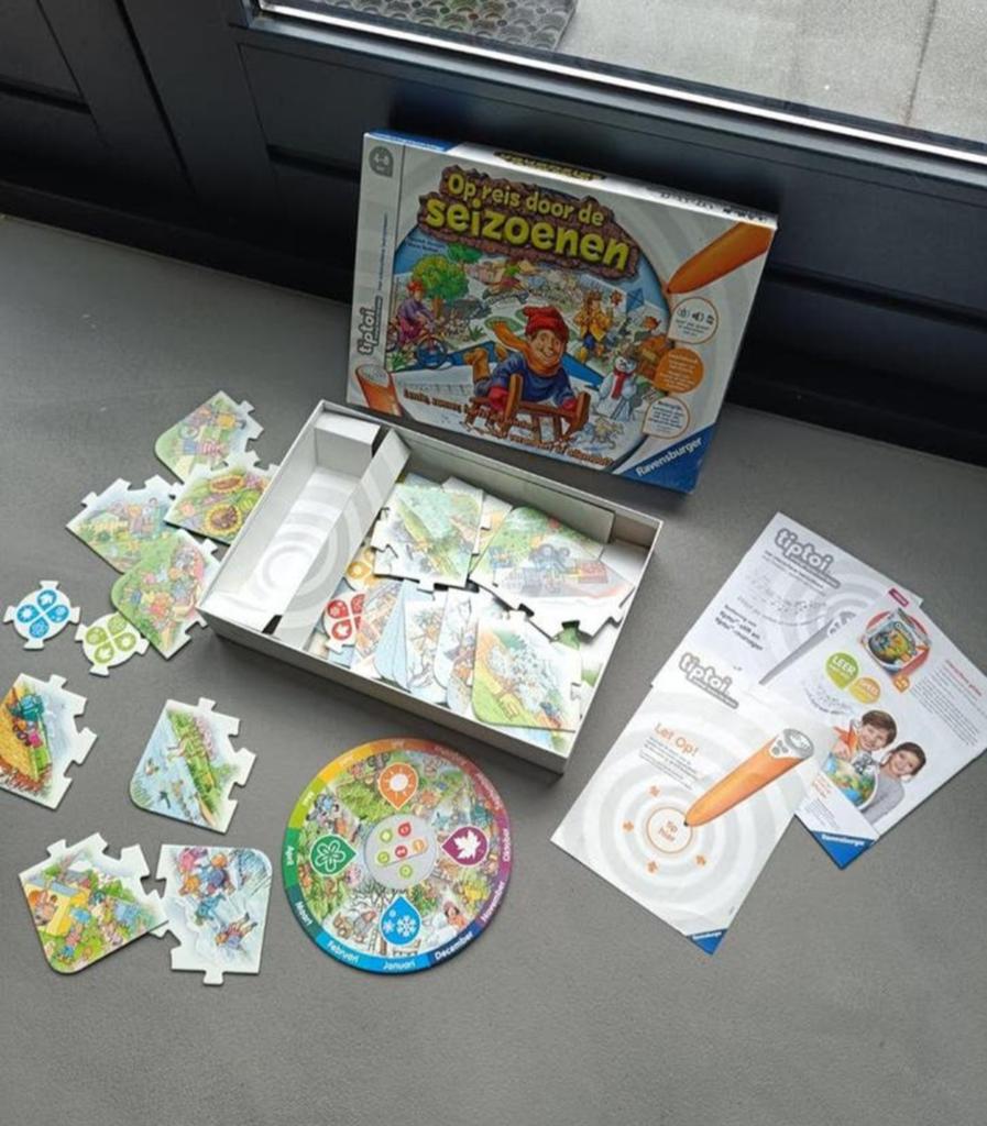 Tiptoi Op reis door de seizoenen Ravensburger, Kinderen en Baby's, Speelgoed | Educatief en Creatief, Ophalen of Verzenden, Zo goed als nieuw