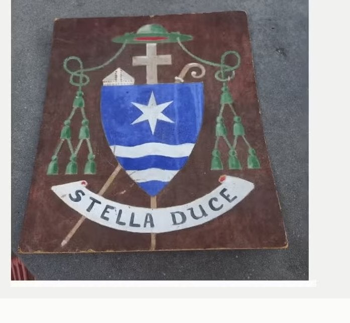 Uniek Antiek Bisschopswapen Mgr. Lemmens (Roermond) ?, Antiek en Kunst, Ophalen of Verzenden