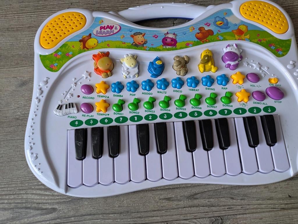 Kinder piano keyboard met veel functies speelgoed, Ophalen, Zo goed als nieuw, Overige kleuren, Overige typen