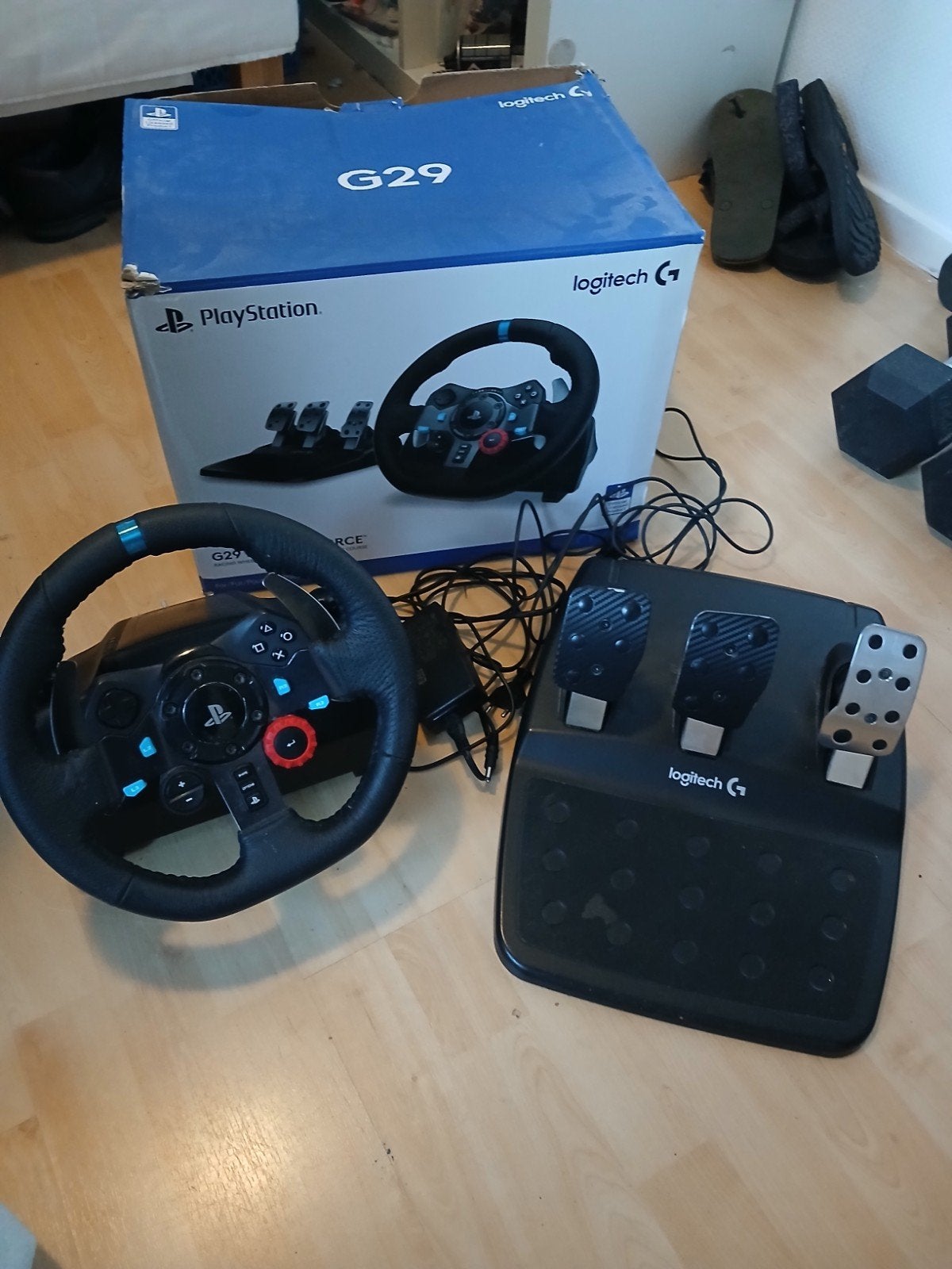 Logitech G29 Driving Force racestuur met pedalen, Ophalen, Gebruikt, Stuur of Pedalen, PlayStation 3