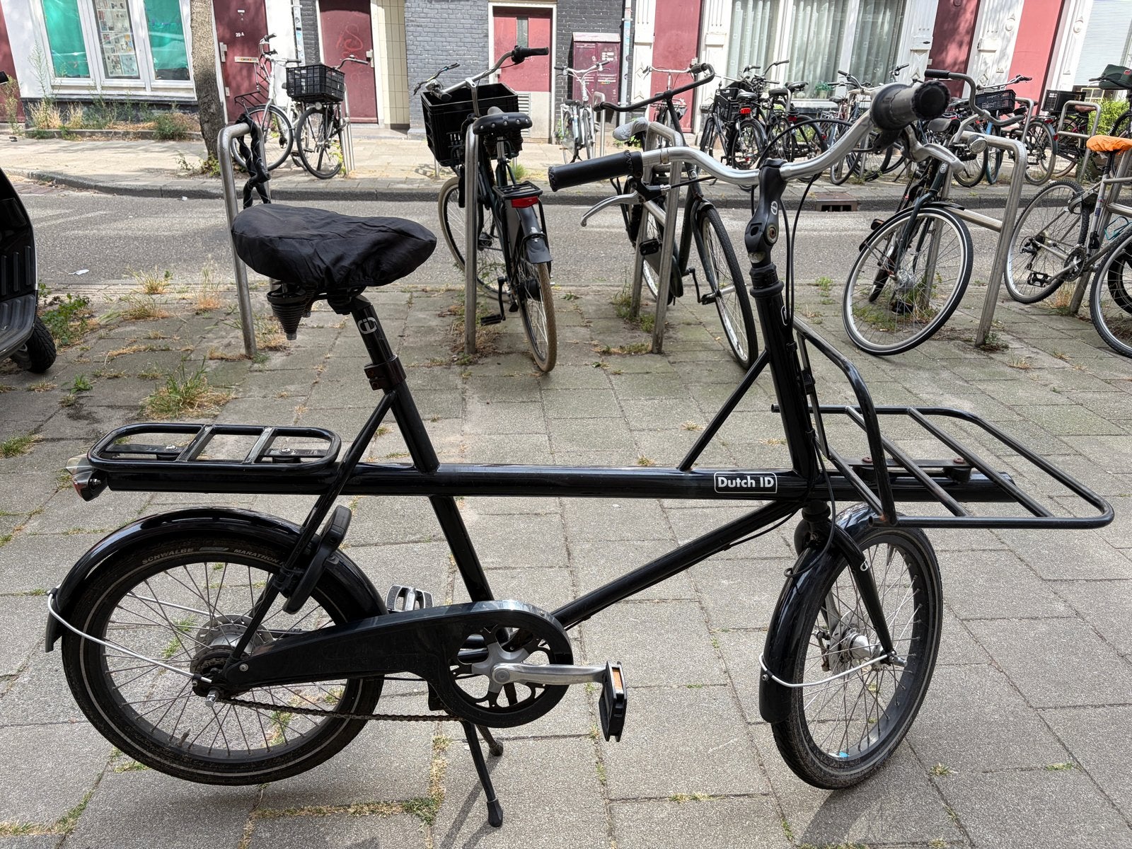 Dutch ID Lorri bakfiets - Compact en handig, Gebruikt, Goederen, Trommelrem, Ophalen