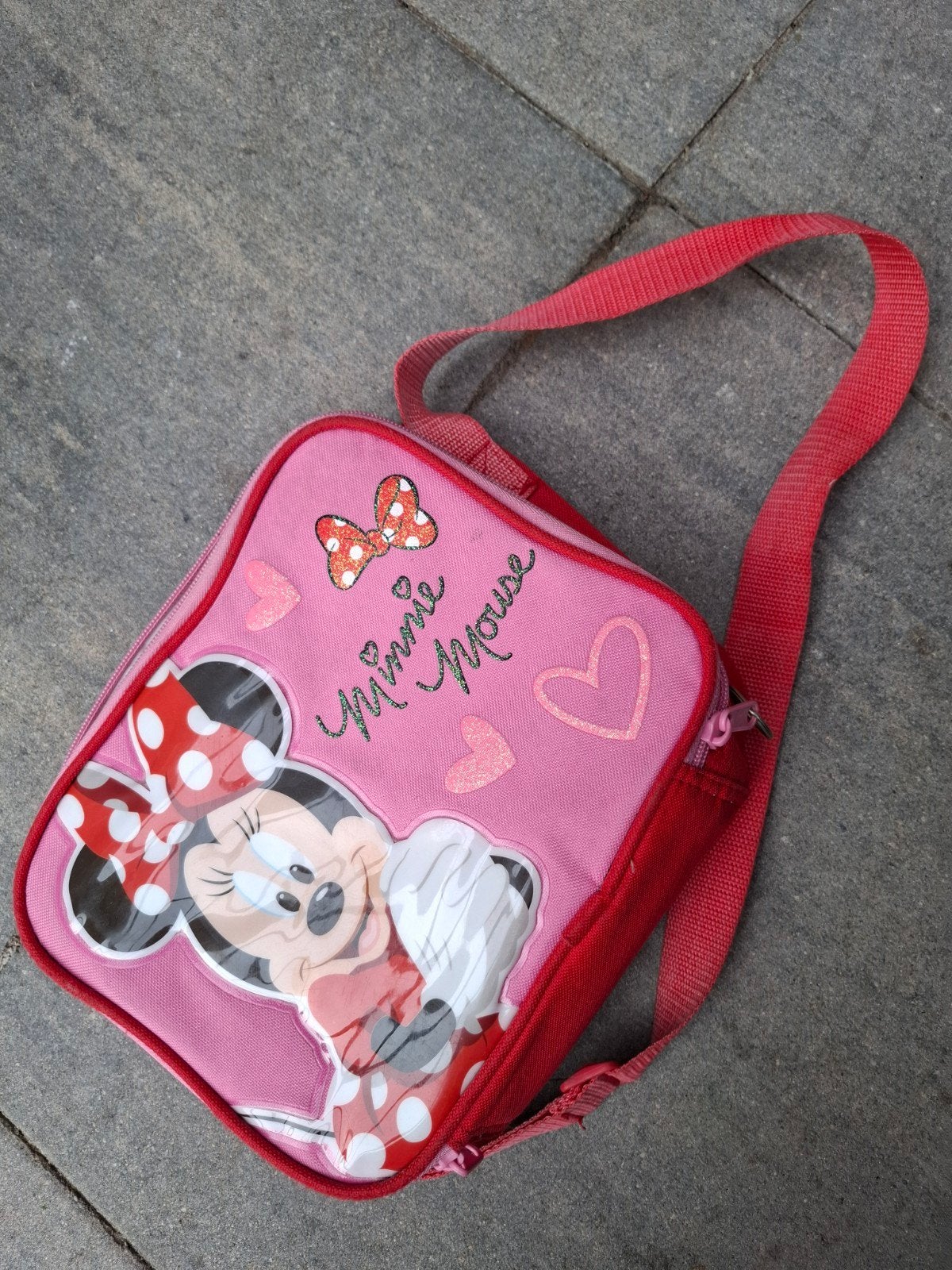 Minnie Mouse schoudertasje/lunchtasje, Ophalen of Verzenden, Gebruikt