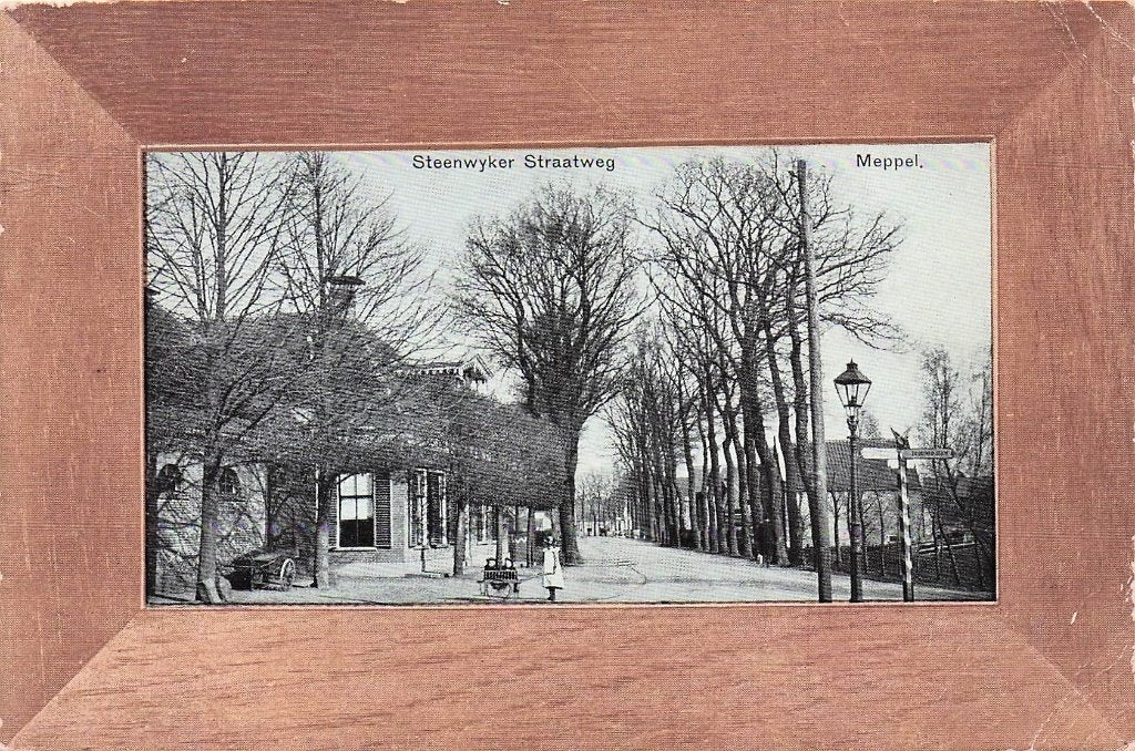 Meppel - Steenwijker Straatweg FRAAI, Ophalen of Verzenden, Voor 1920, Gelopen, Drenthe