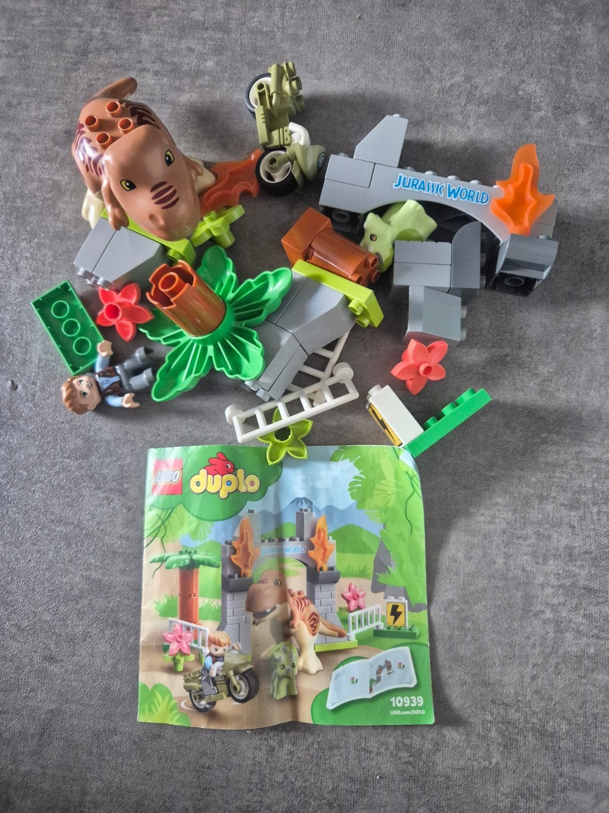Tip voor Sint: duplo Juressic Park 10939, Ophalen, Zo goed als nieuw, Duplo