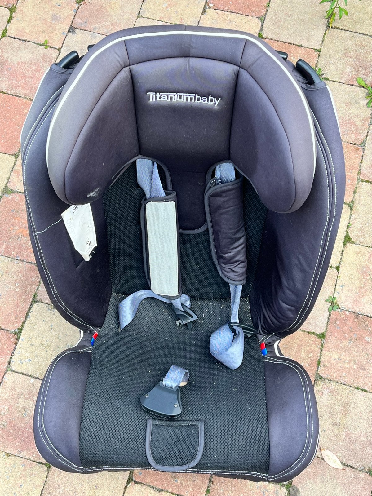 Titaniumbaby autostoel - Zwart, Verstelbare rugleuning, 9 t/m 36 kg, Ophalen, Overige merken