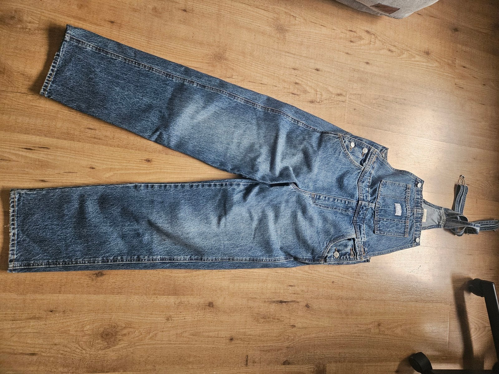 Levi's spijker tuinbroek, Levi's, Ophalen of Verzenden, Zo goed als nieuw, Blauw
