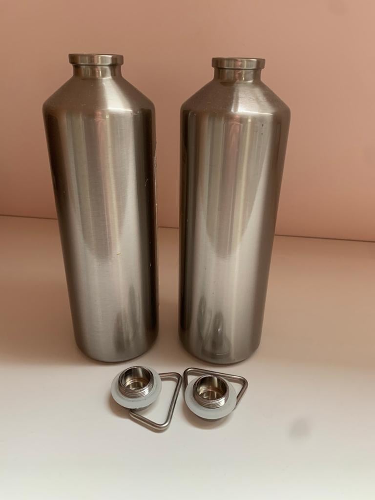 2x Bedkruik rvs 1l HEMA | babykruik in bed | nieuw, Ophalen of Verzenden, Zo goed als nieuw, Overige typen, Hema