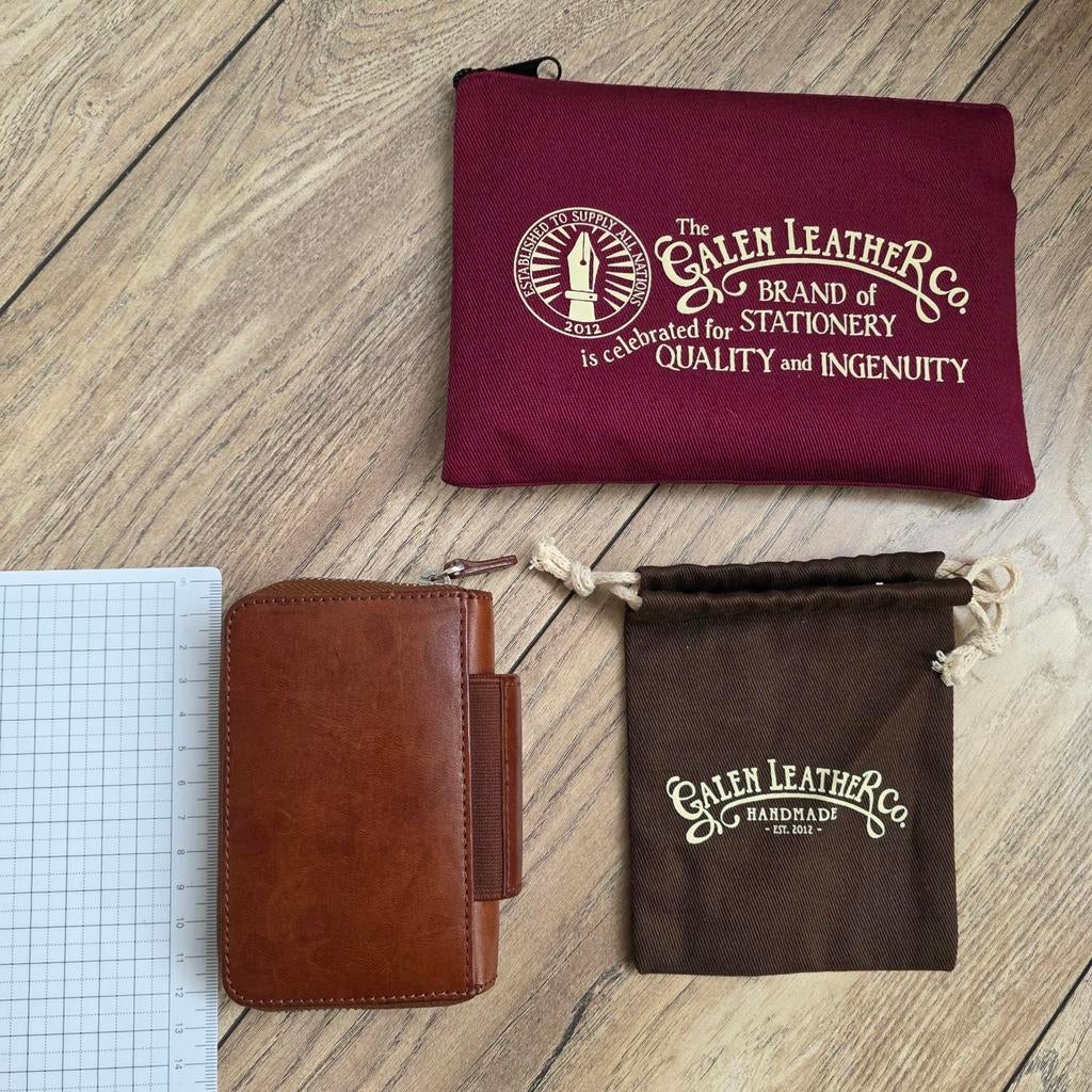 Galen Leather EDC wallet, Verzenden, Gebruikt, Overige merken, Leer