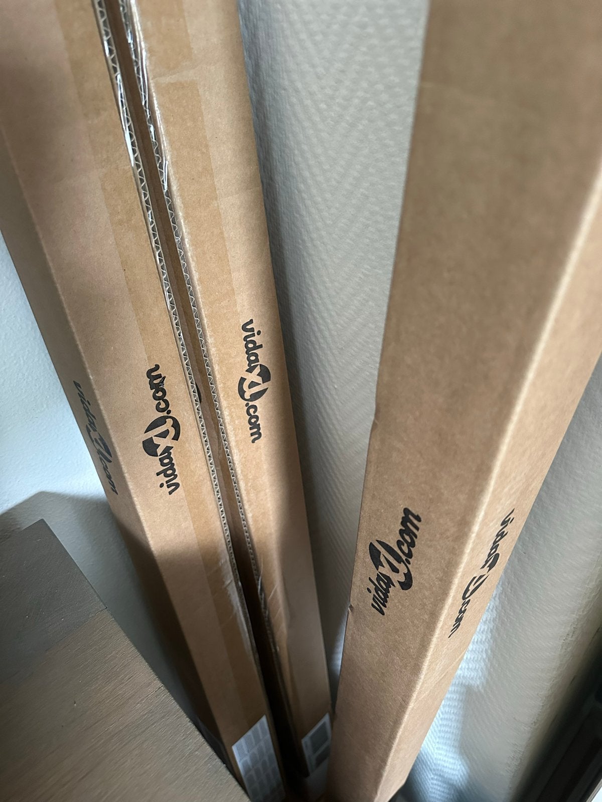 4x vidaXL Duo Rolgordijnen Zandbruin - Nieuw in doos, Huis en Inrichting, Stoffering | Gordijnen en Lamellen, Nieuw, Duo rolgordijn