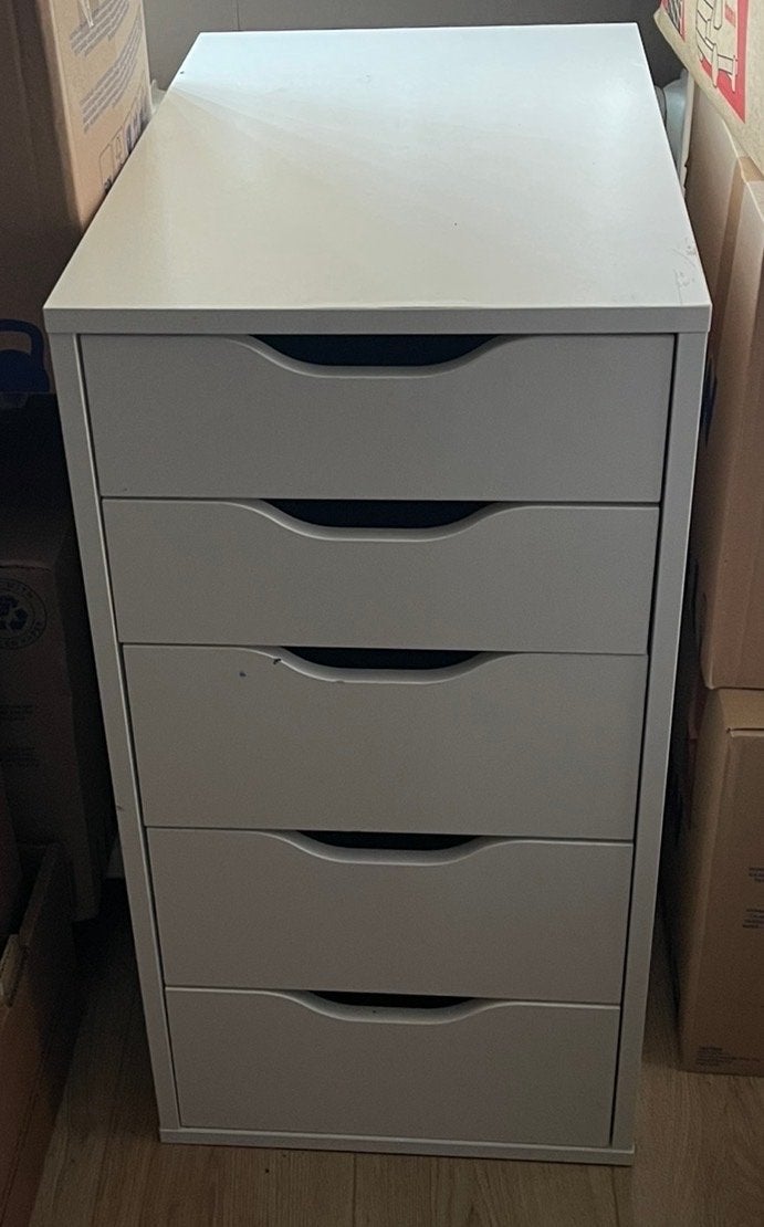 ladekast white - IKEA alex, Ophalen, Gebruikt, 5 laden of meer, 50 tot 100 cm