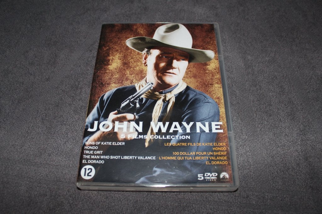 DVD John Wayne 5 film Collection, Nederlands, Ophalen of Verzenden, 1940 tot 1960, Actie en Avontuur