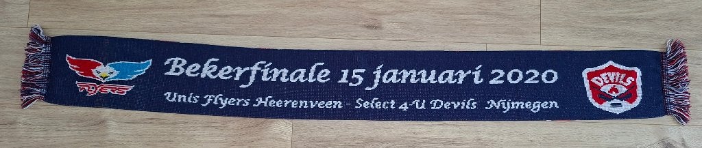Bekerfinale2020 UnisFlyersHeerenveen-Select4-UDevilsNijmegen, Ophalen of Verzenden, Gebruikt, Overige typen