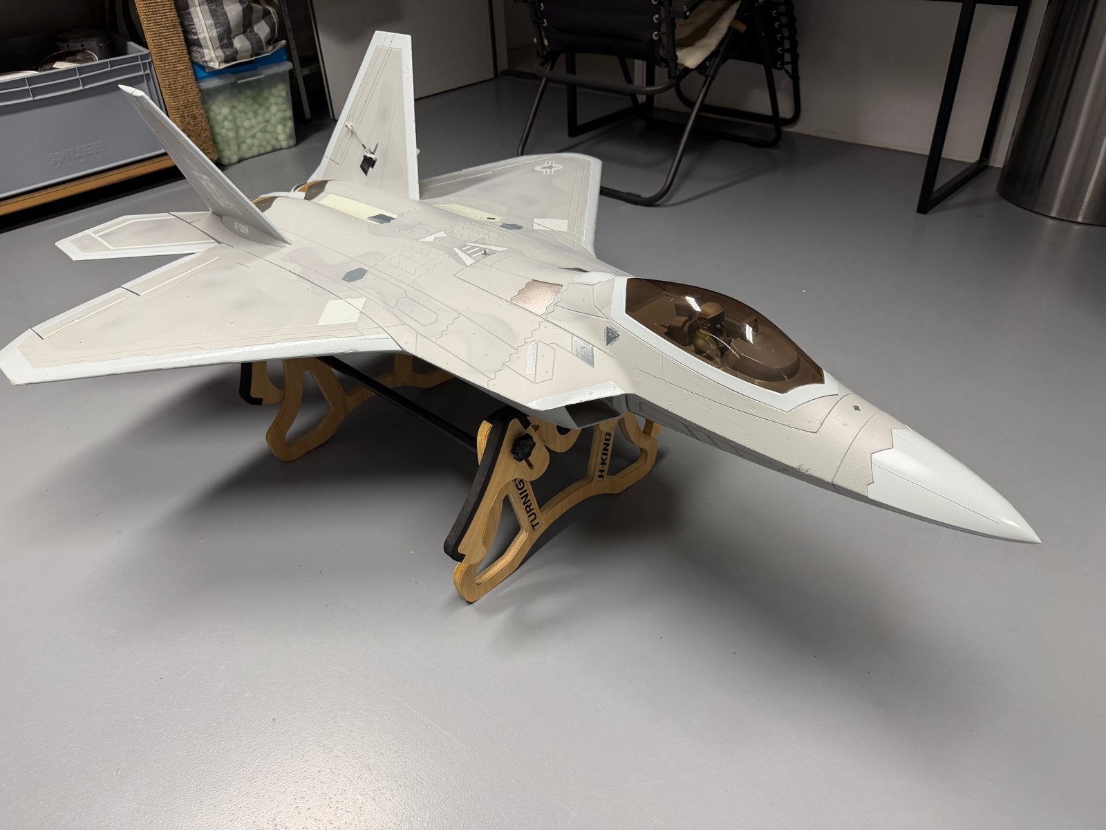 Freewing F-22 Raptor 90mm 12-Blade EDF, Ophalen, Zo goed als nieuw, Elektro, RTF (Ready to Fly)