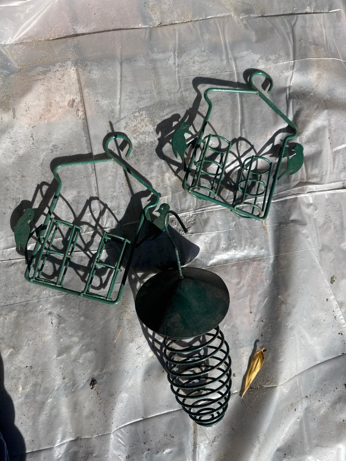Vogelvoederhouders - Set van 3, Ophalen of Verzenden, Gebruikt