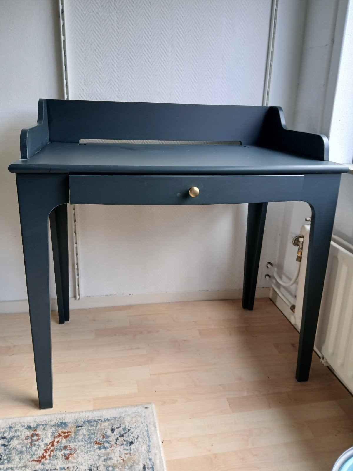 IKEA LOMMARP Bureau - Donkerblauw/groen, Ophalen, Opbergruimte, Secretaire, IKEA