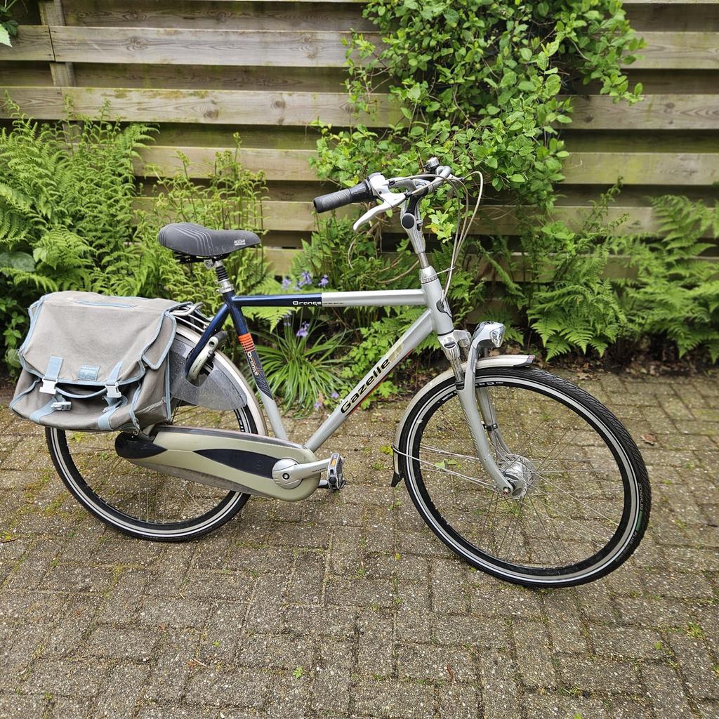 Herenfiets Gazelle Orange limited edition, Ophalen, Gebruikt, Versnellingen, 57 tot 61 cm