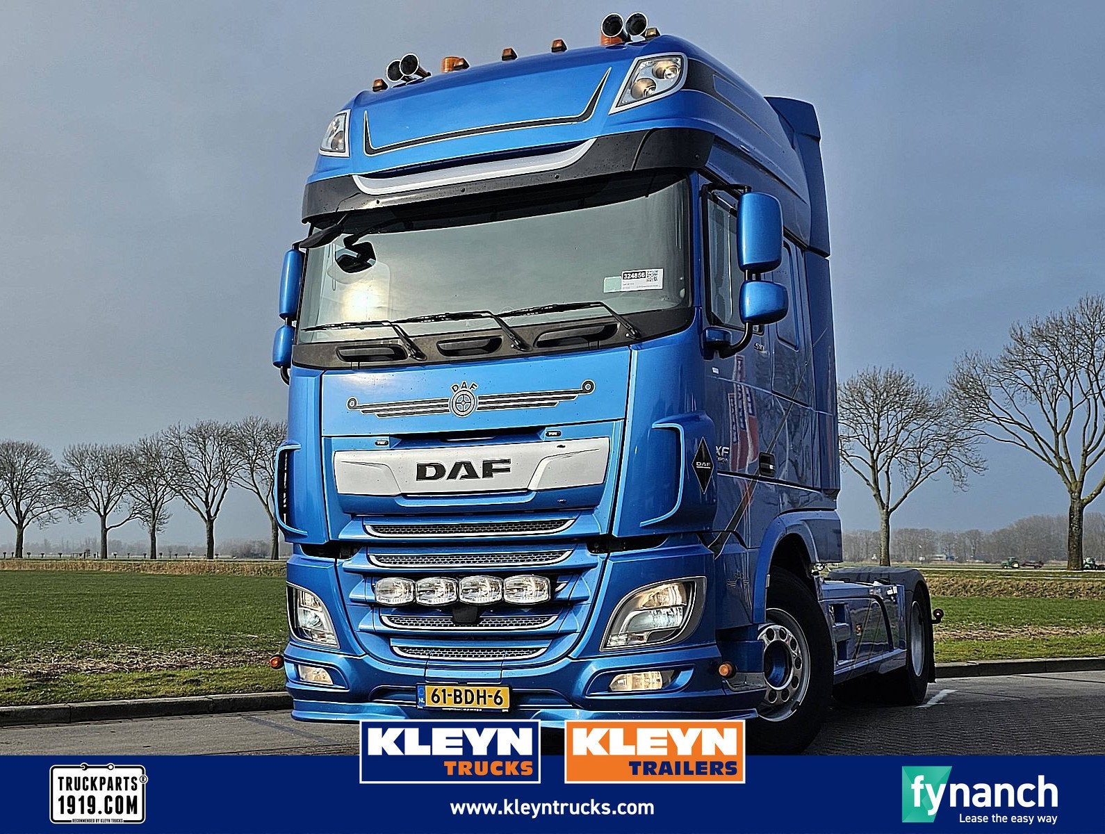 DAF XF 510, Auto's, Vrachtwagens, Automaat, Euro 6, 510 pk, Blauw