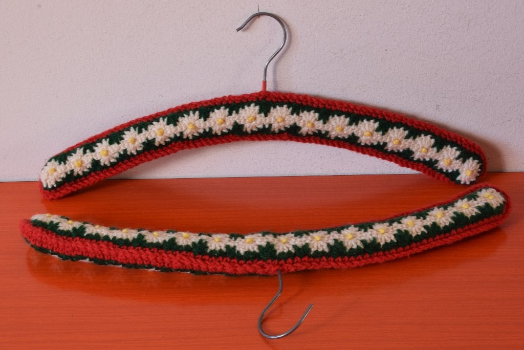 Set van 2 retro vintage kleerhangers / kledinghangers, Antiek en Kunst, Antiek | Woonaccessoires, Ophalen of Verzenden