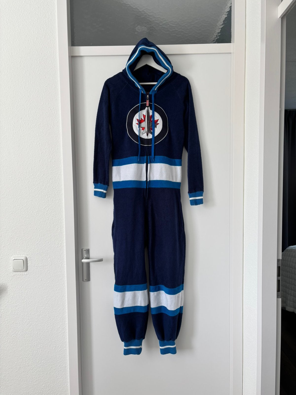 Hockey Sockey onesie / jumpsuit blauw XXS, Ophalen of Verzenden, Zo goed als nieuw