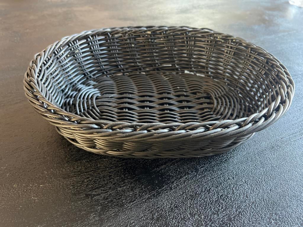 Simpel rieten mandje - 31x24x8 cm, Gebruikt, Mand, Ophalen of Verzenden, Riet