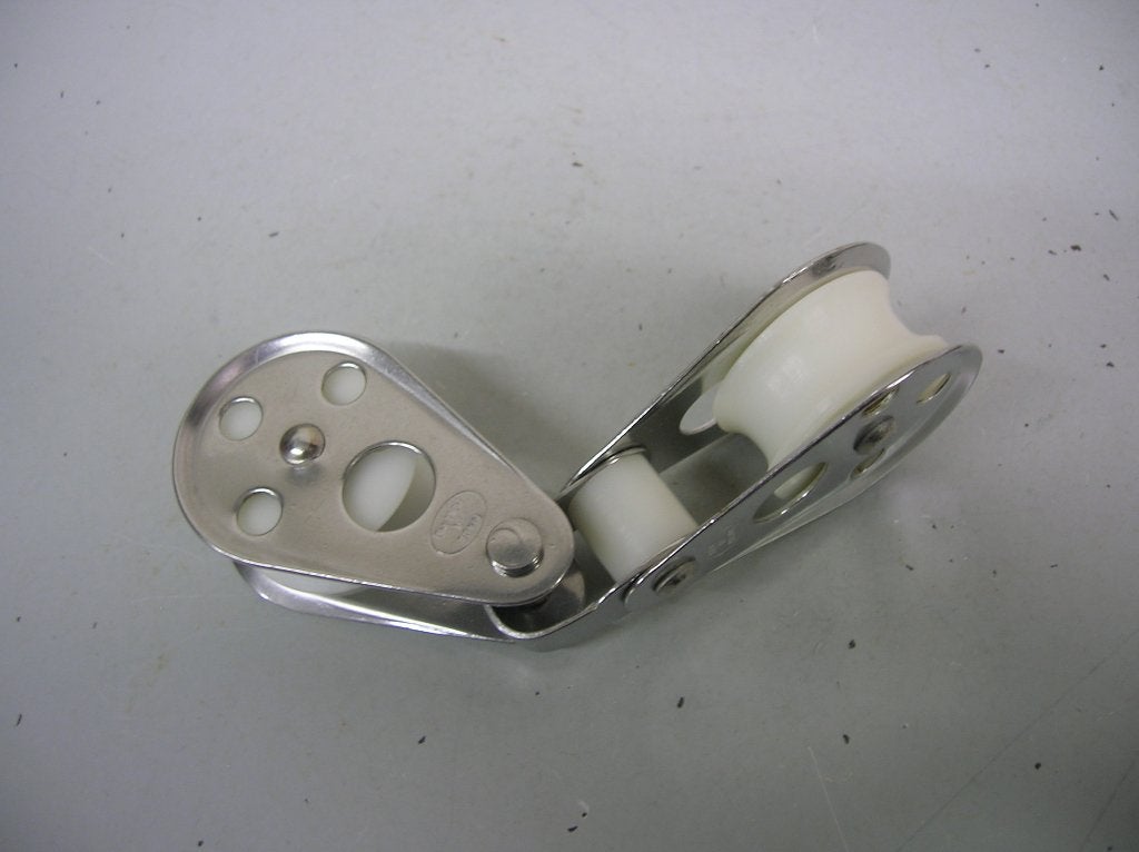 RVS In-line, Back to Back blokken, katrollen voor max. 10 mm, Ophalen of Verzenden, Nieuw, Lijn of Blok