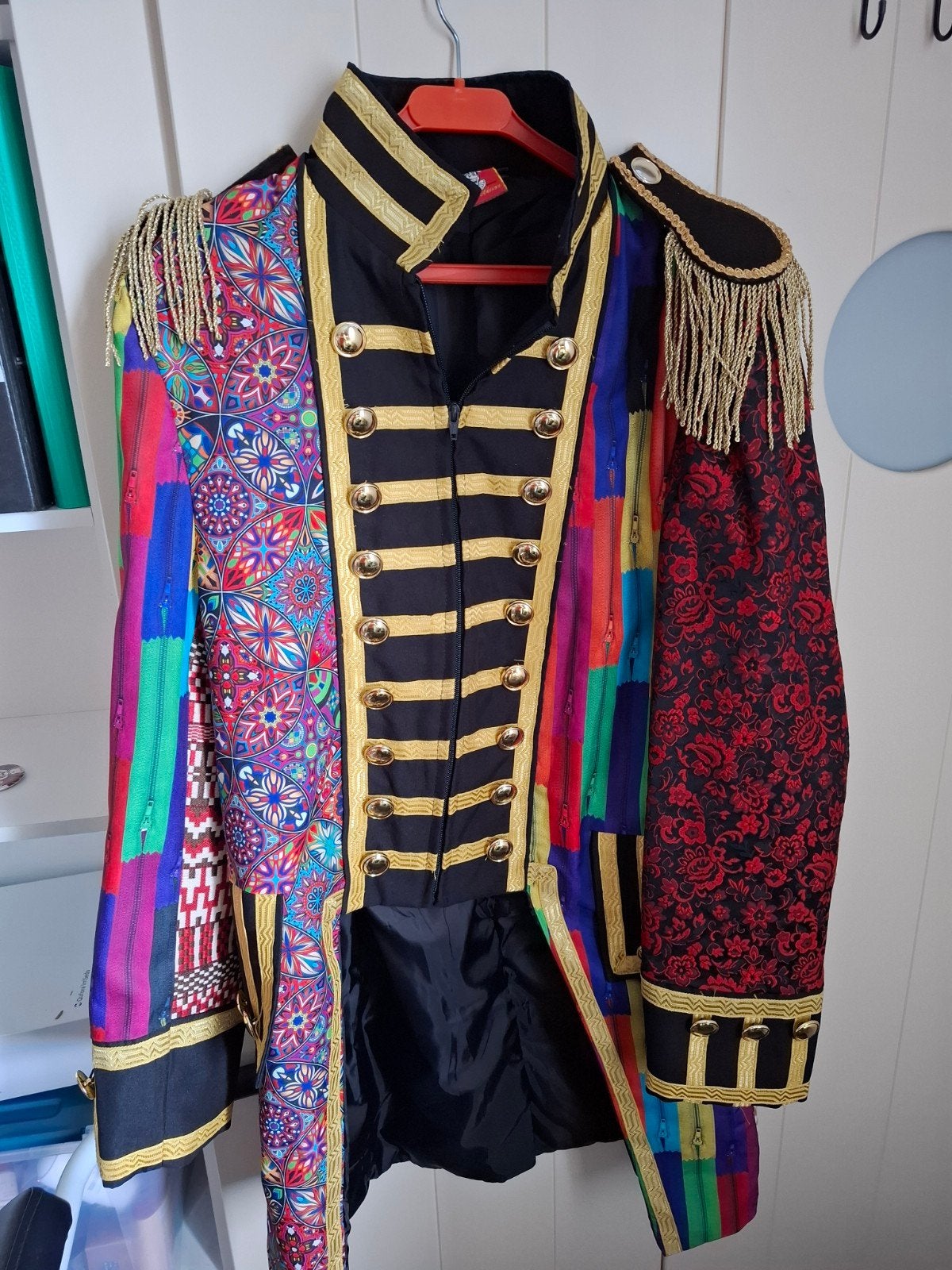 Uniek Carnavalsjasje / Showjasje - Maat XL, Kleding | Heren, Carnavalskleding en Feestkleding, Carnaval, Maat 56/58 (XL), Ophalen of Verzenden