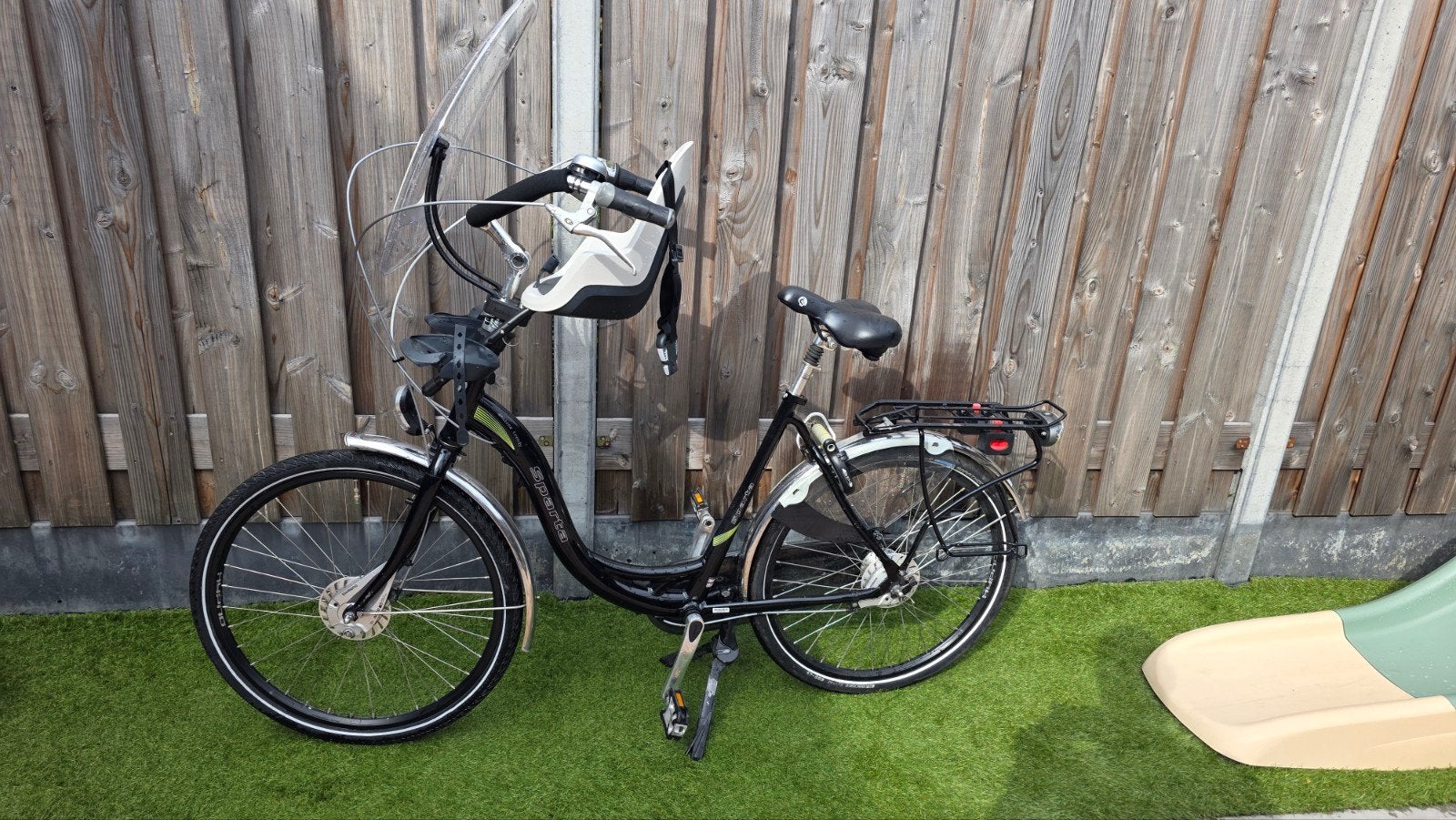 Sparta Amazone Moederfiets - Frame 54cm, 26 inch wielen, Sparta, Ophalen of Verzenden, Dubbele standaard, Schijfrem