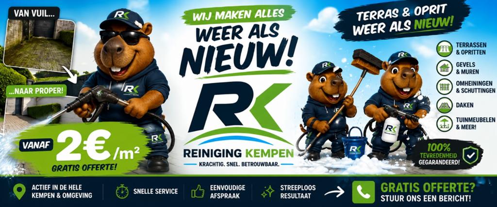 Oprit, terras of tuin weer fris?, Tuin en Terras, Ophalen of Verzenden