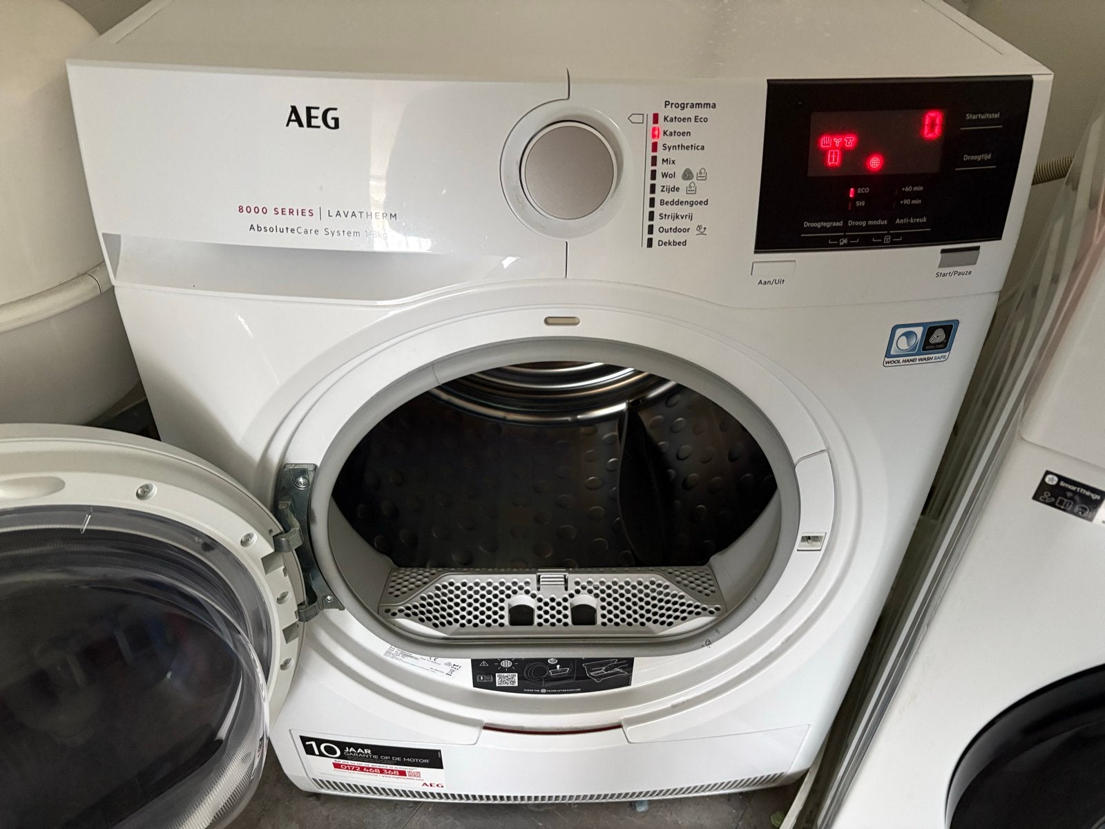AEG 8000 SERIES LAVATHERM AbsoluteCare System 1-8kg, Ophalen, 6 tot 8 kg, Zo goed als nieuw, Voorlader