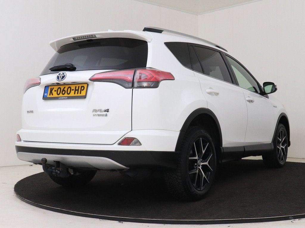 Toyota RAV4 2.5 Hybrid Style | Dealer onderhouden | Navigati, Auto's, Toyota, 12 maanden, Gebruikt, Wit, Bedrijf