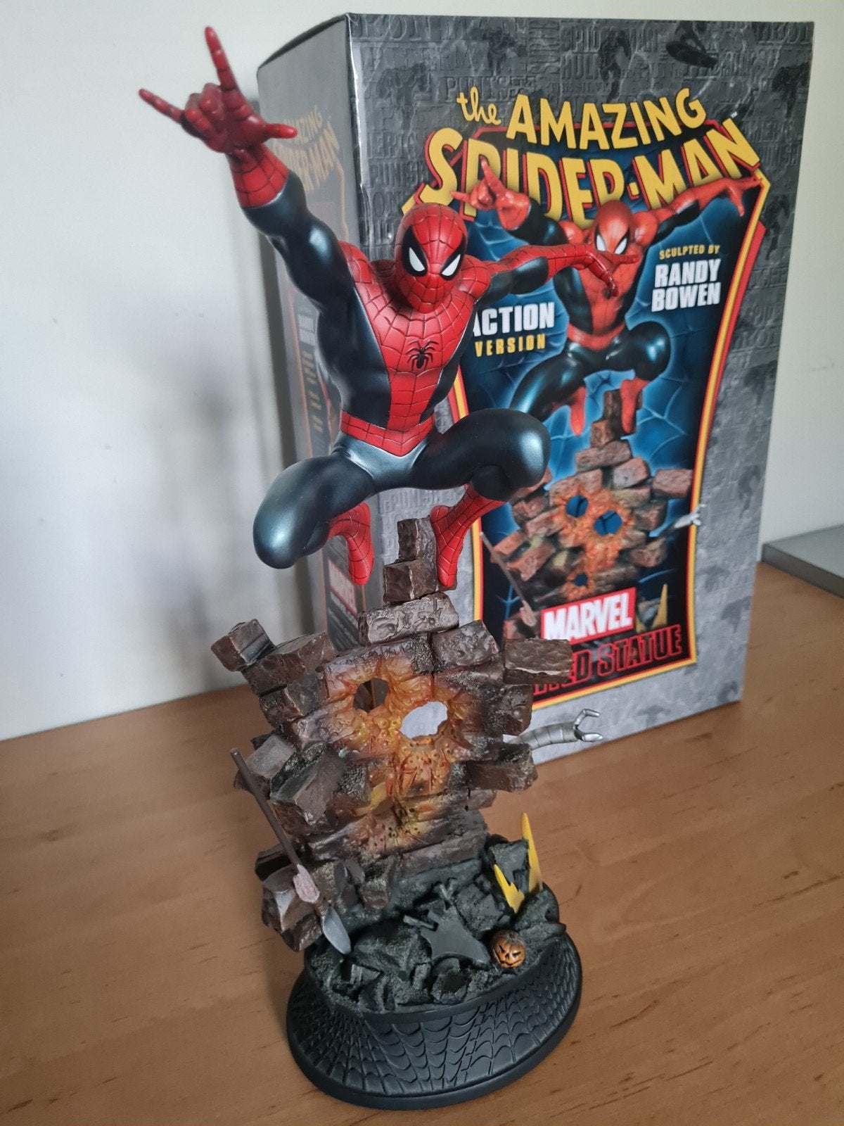 Spiderman Bowen Designs Marvel Beeld, Verzamelen, Ophalen, Zo goed als nieuw, Overige typen
