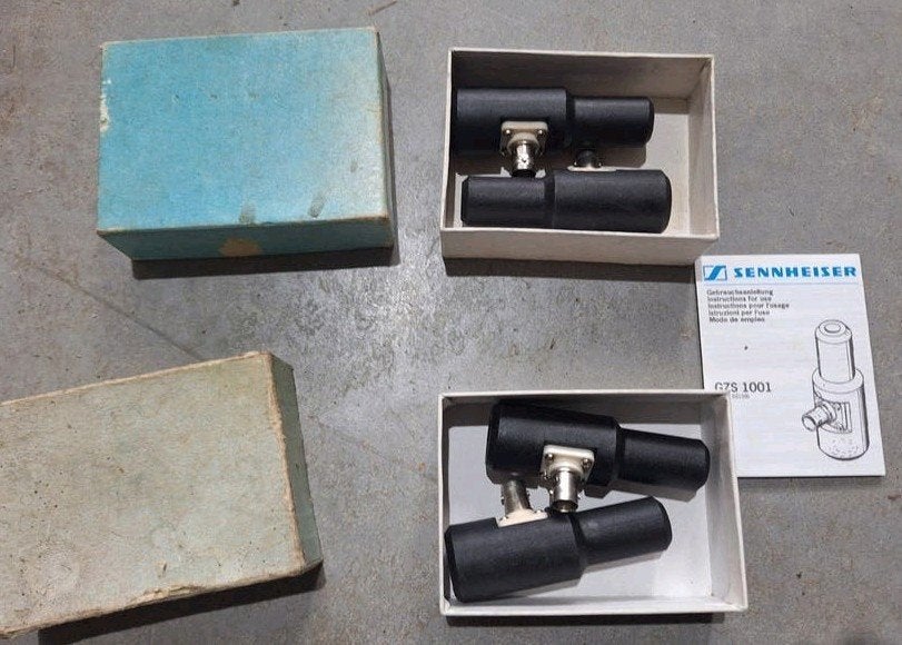 Sennheiser GZS 1001 Microfoon Adapters (4 stuks), Ophalen of Verzenden, Zo goed als nieuw, Overige typen