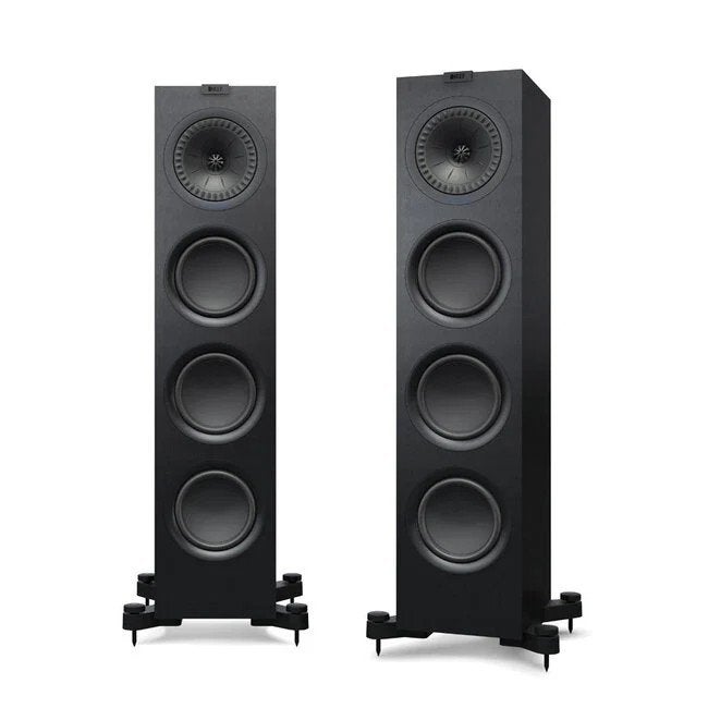 KEF Q750 Vloerstaande Luidsprekers - Zwart (Nette Staat), Ophalen, Vloerstaande luidspreker, Zo goed als nieuw, Basreflex