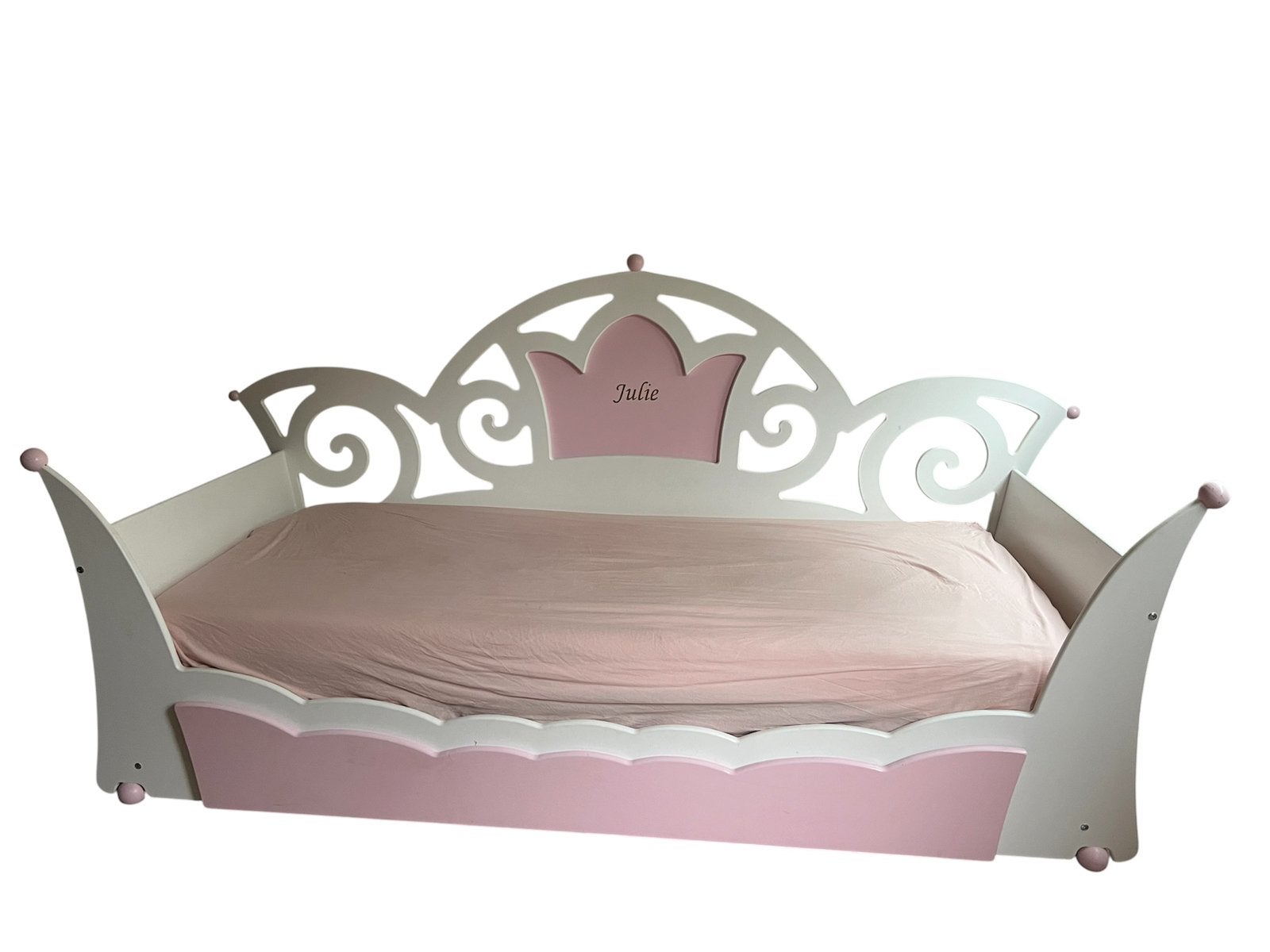 Wildkidzz princessen bed roze, Ophalen, 85 tot 100 cm, Zo goed als nieuw, Matras