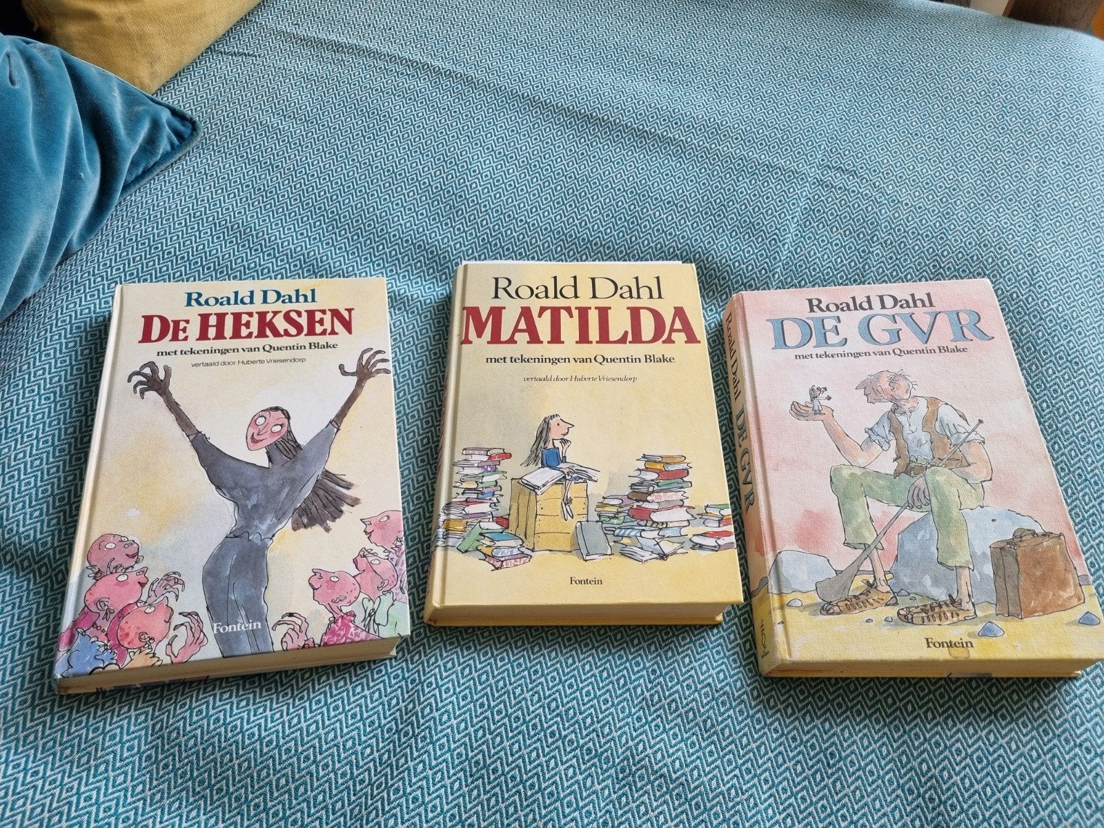 Vintage Roald Dahl boeken: De Heksen, Matilda, De GVR, Boeken, Ophalen of Verzenden, Zo goed als nieuw, Roald Dahl, Fictie algemeen
