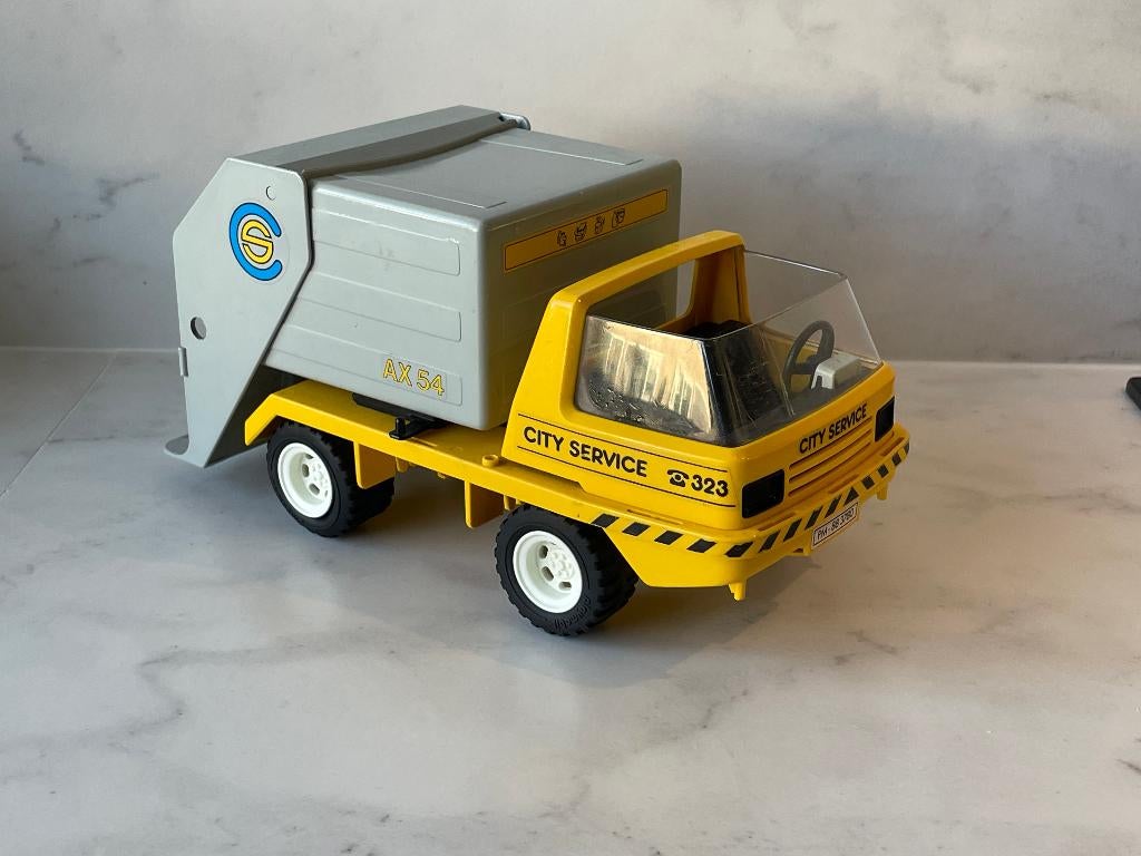 Vintage Playmobil Vuilniswagen, Kinderen en Baby's, Speelgoed | Playmobil, Ophalen of Verzenden, Gebruikt