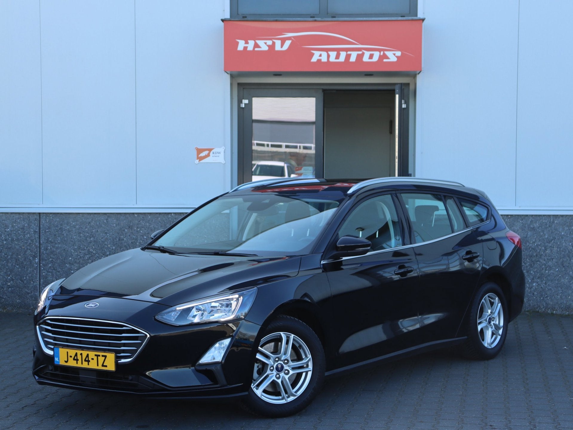 Ford Focus Wagon 1.0 EcoBoost Hybrid Trend Edition Business, 125 pk, Gebruikt, Zwart, Origineel Nederlands