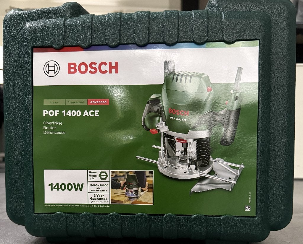 Bosch POF 1400 ACE Bovenfrees – NIEUW, Nieuw, Ophalen of Verzenden, Bovenfrees, Bosch