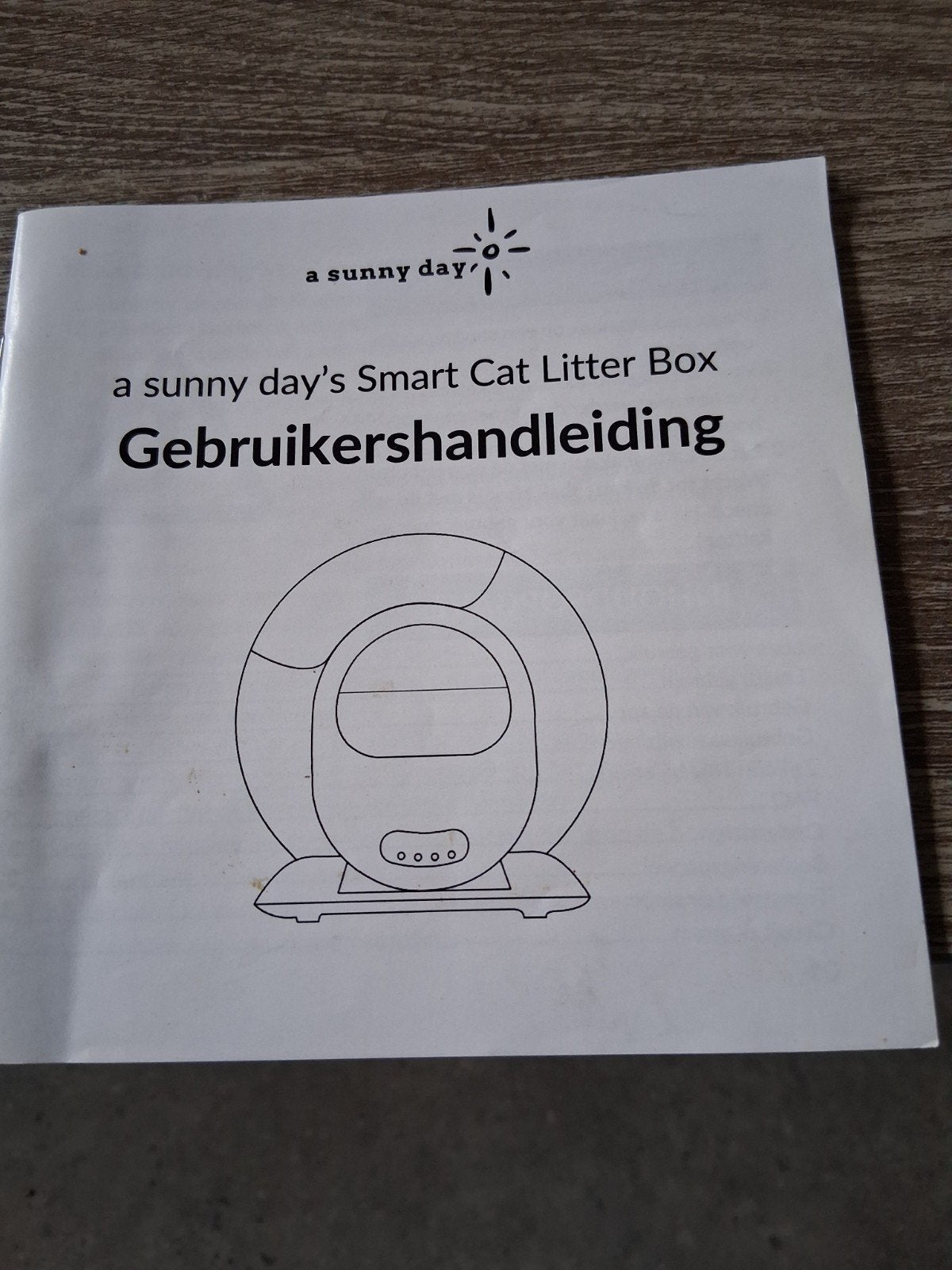 elektrische katten bak, Ophalen, Zelfreinigend, Zo goed als nieuw, Gesloten