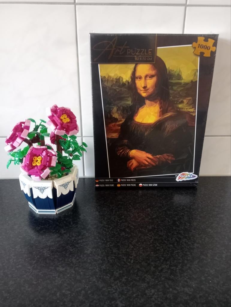 Mona Lisa Puzzel " Nieuw., Ophalen of Verzenden, 500 t/m 1500 stukjes, Nieuw, Legpuzzel
