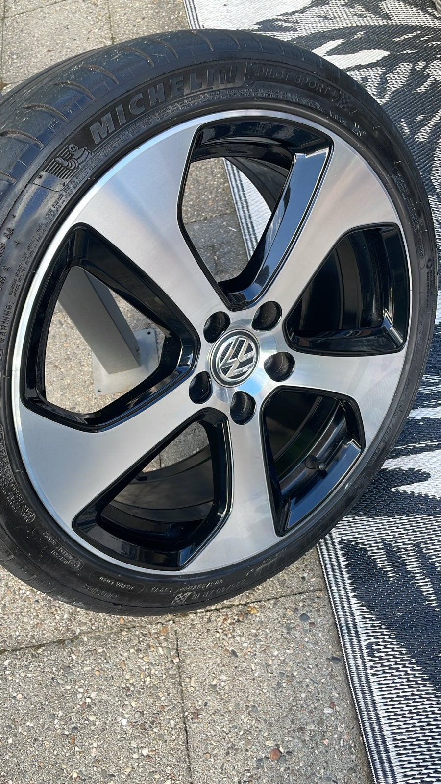 Originele Austin velgen 18 inch VW Golf 7 GTI, 18 inch, Gebruikt, Banden en Velgen, Ophalen of Verzenden