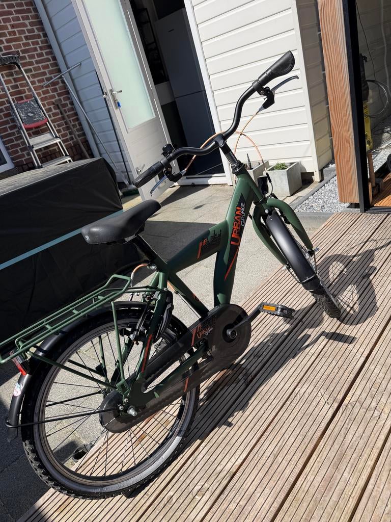 Kinderfiets Urban Grunge - Groen - nette staat!, Ophalen, Gebruikt
