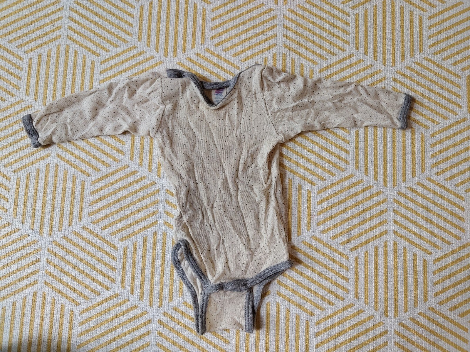 Engel romper wol zijde maat 74, Nacht- of Onderkleding, Gebruikt, Jongetje of Meisje, Engel