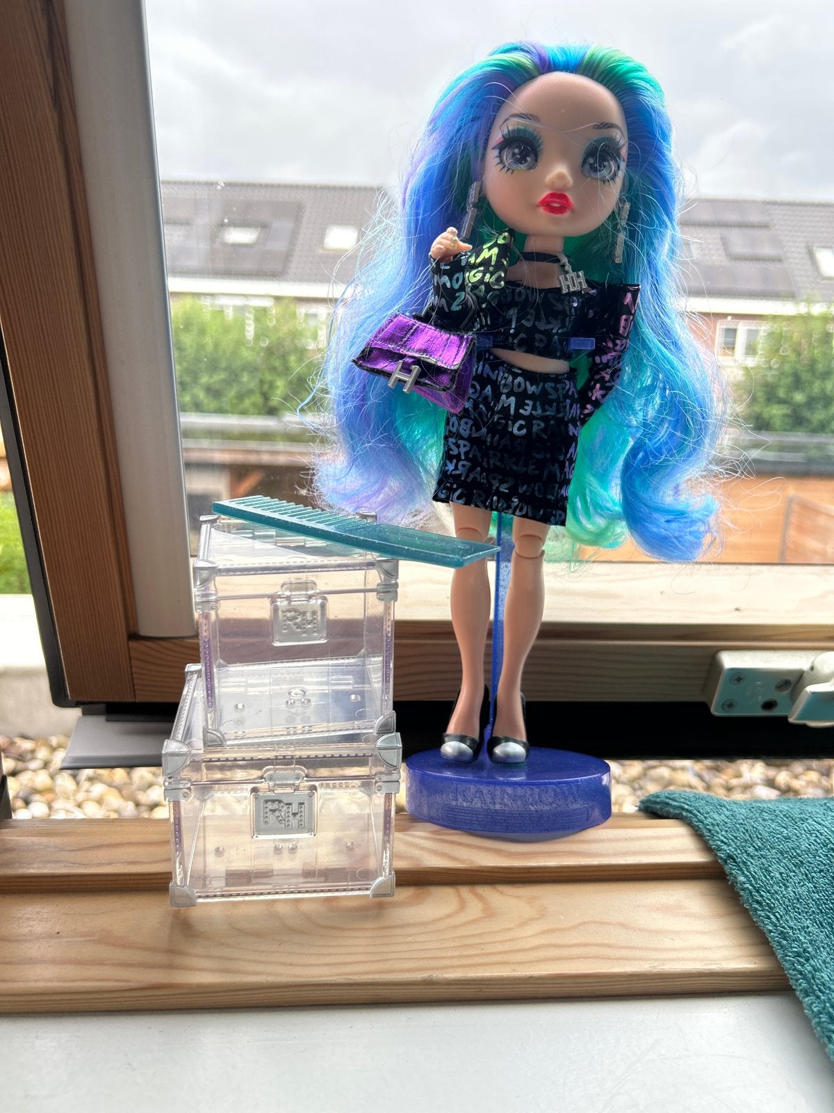 Rainbow High pop met accessoires, Ophalen of Verzenden, Gebruikt, Overige typen