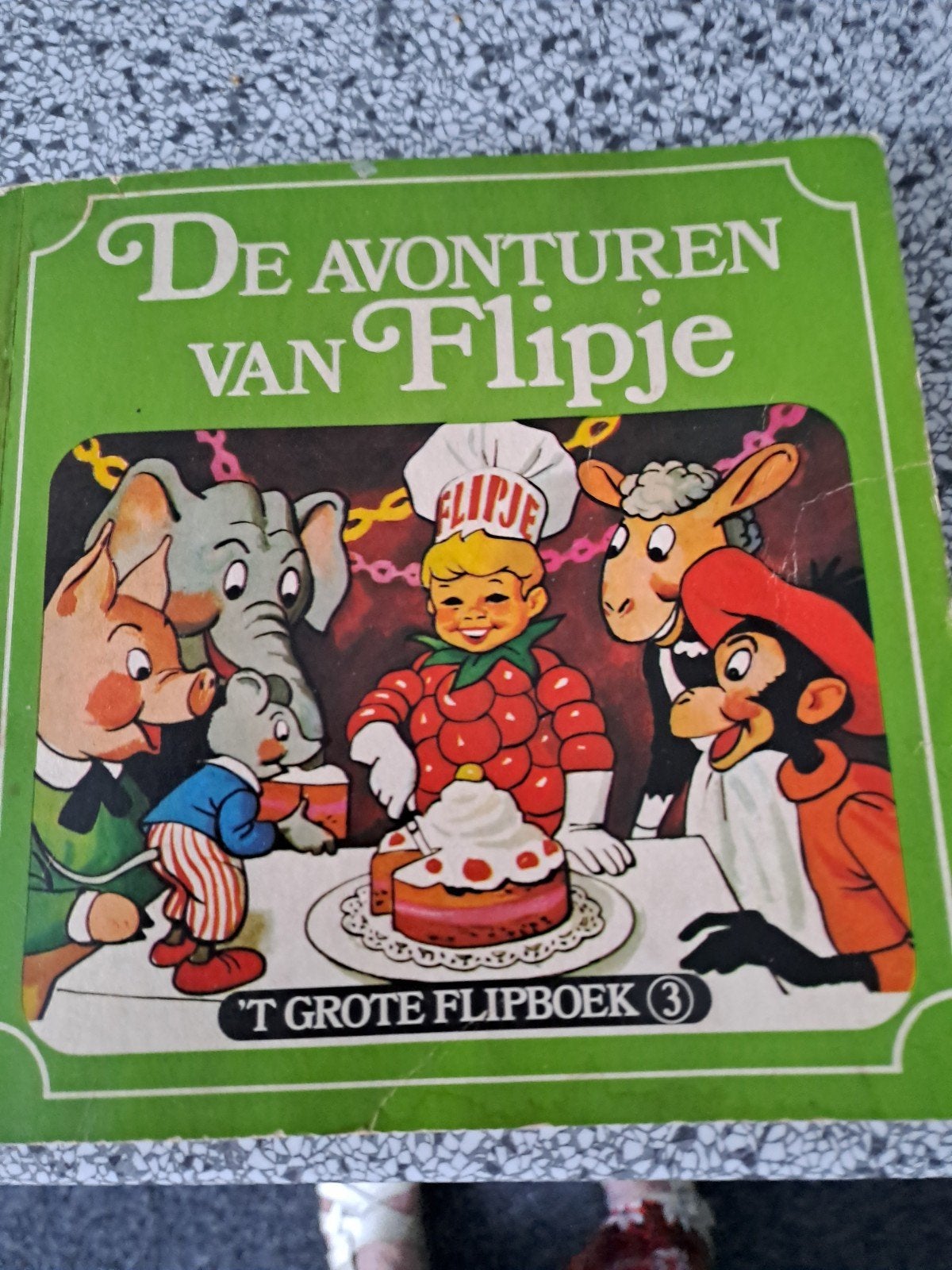 Flipje van de Betuwe een oud compleet boekje, Eén stripboek, Ophalen of Verzenden, Gelezen