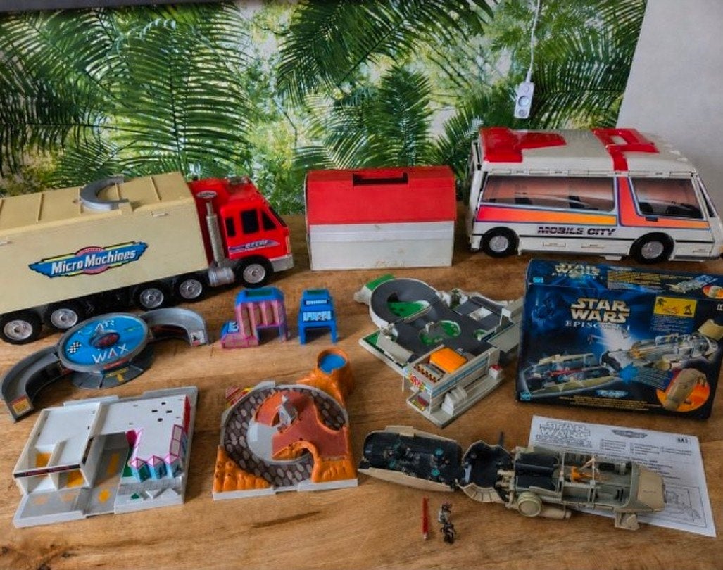 Grote Vintage Micro Machines Collectie- Speelsets, Ophalen of Verzenden, Gebruikt