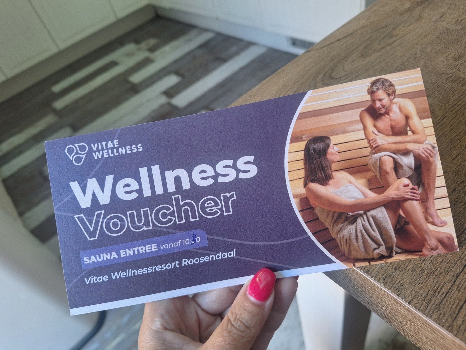 Welness bon voor 2 personen 
De bon is geldig tm 14 november, Twee personen, Cadeaubon, Spa of Sauna