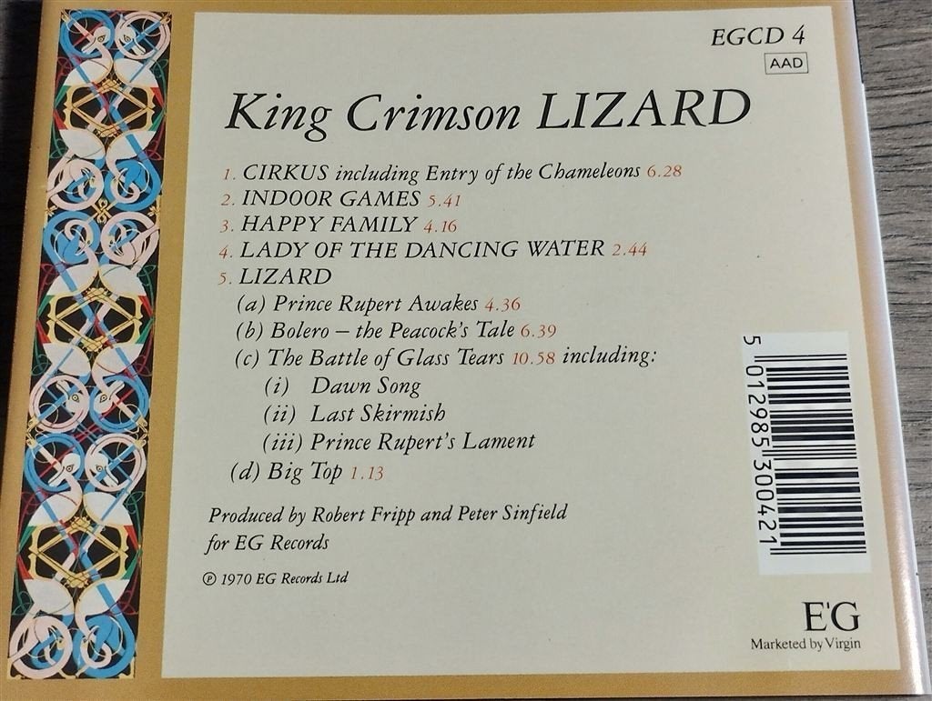 King Crimson ‎– Lizard, Ophalen of Verzenden, Zo goed als nieuw, Poprock